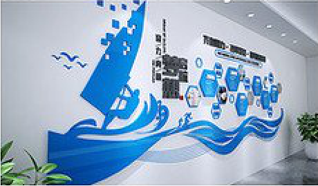 福鼎海浪主题文化墙如何设计？